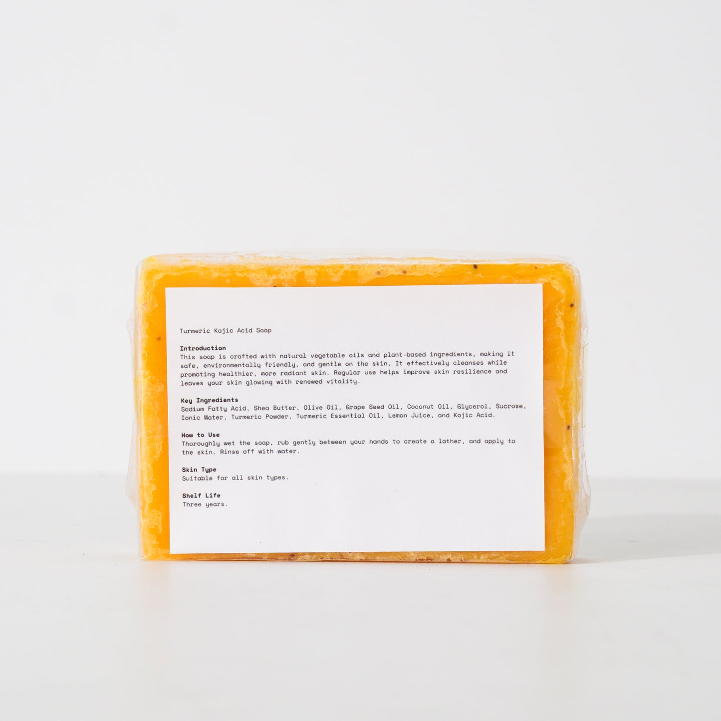 natuurlijke bio-kurkuma zeep