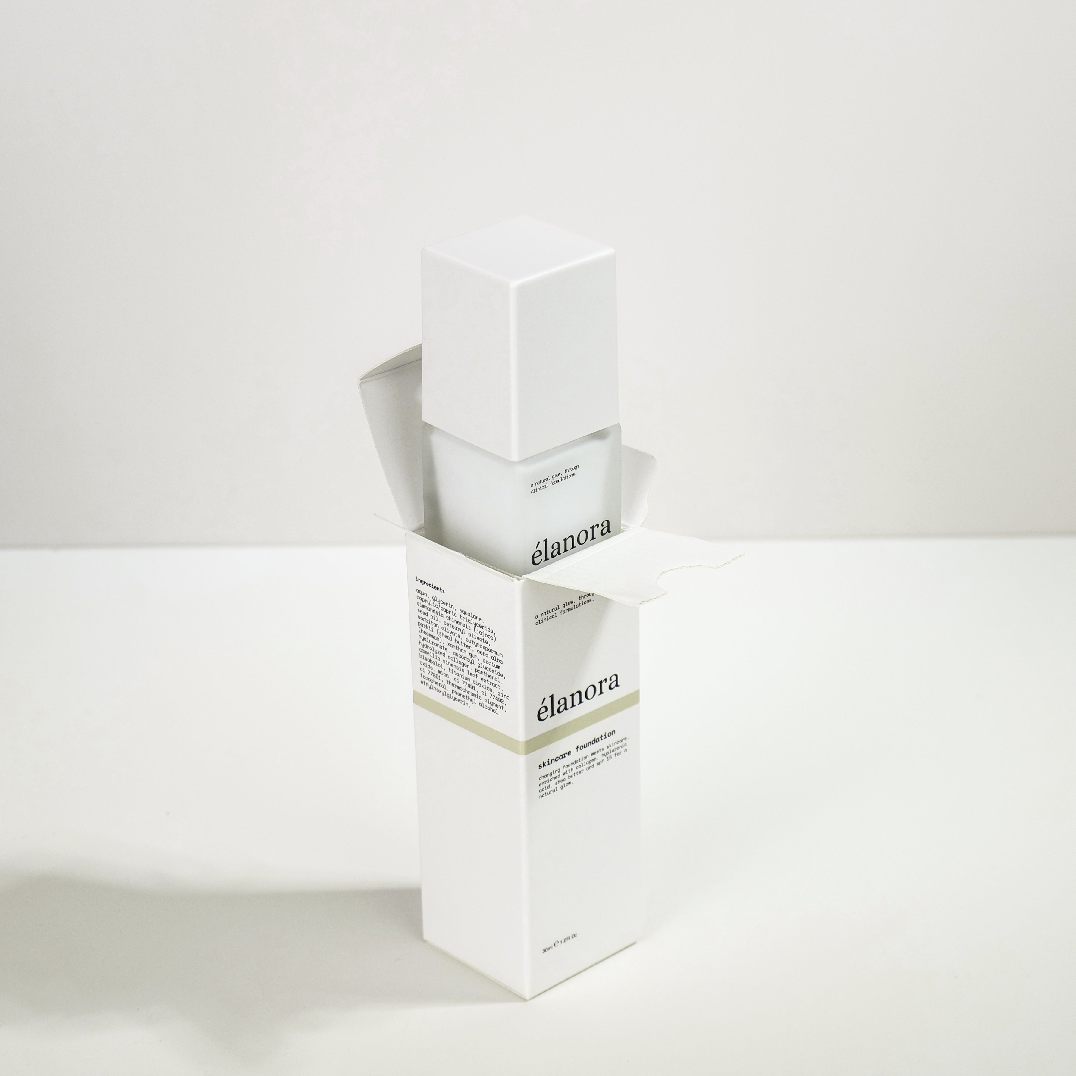 skincare foundation with collagen & spf